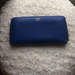 Blue Fossil Wallet